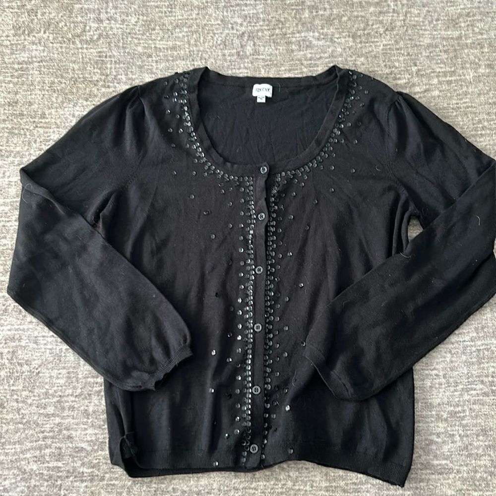 Together- black cardigan